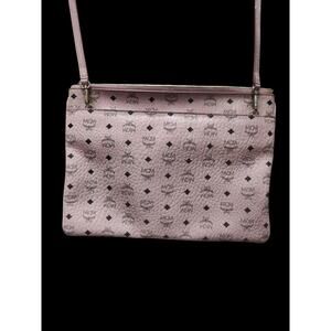 MCM Viseros Authentic medium crossbody pouch original pink